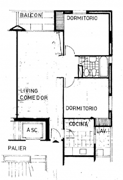 Departamento · 60m² · 3 Ambientes