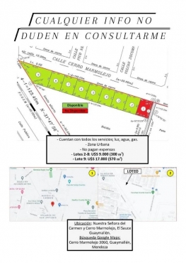 8 Lotes Limpios Con Todos Los Servicios
