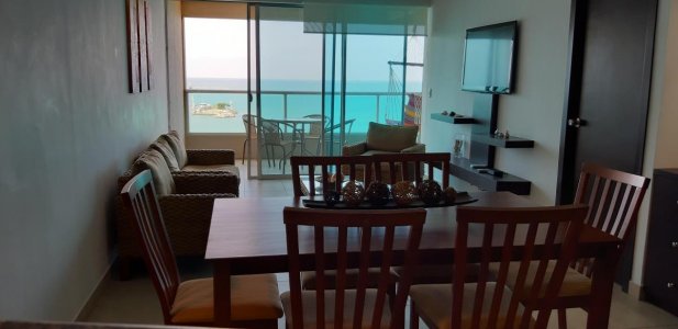 Departamento de Lujo Frente Al Mar en La Zona Mas Exclusiva de Salinas